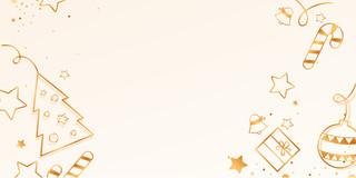 金色线条圣诞背景GIF动态图